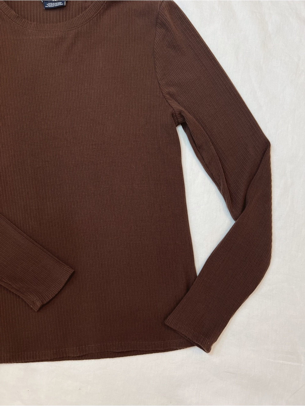 Splendid Ribbed Long Sleeve Crew Neck - Picture 3 of 6